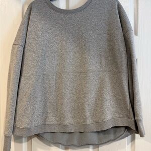 Athleta Gray Oversized Sweatshirt
